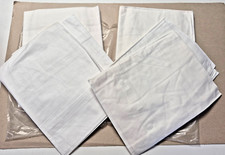 6 Teile Garnitur Bettwäsche 4+2  70 x 78 / 128 x 200 weiß BW DDR  neu OVP