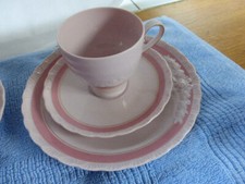 Hutschenreuther Kaffeegedeck rosa Serie Porcelaine Rosé Monique