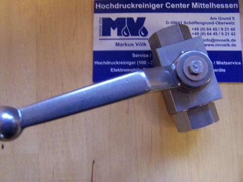 Edelstahl kugelhahn 500 bar - edelstahl,