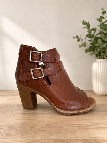 Timberland leder peep toe - timberland, peep-toe