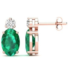 14 Karat Rotgold Ohrstecker