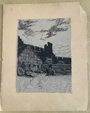 Tusche-Zeichnung "Hillesheim