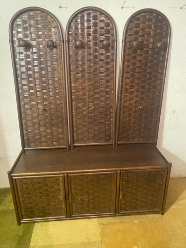 Rattan flurgarderobe 9 - rattan,