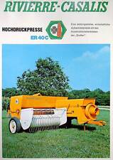 240321) Rivierre-Casalis Hochdruckpresse ER 40 C Prospekt 02/1973