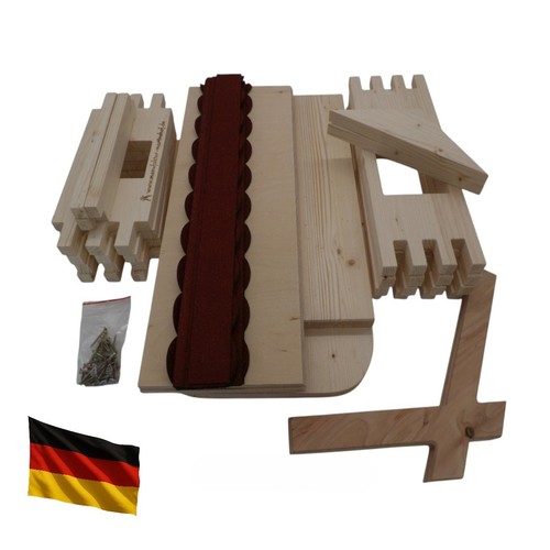Vogelhaus bausatz charlie - vogelhaus, rot