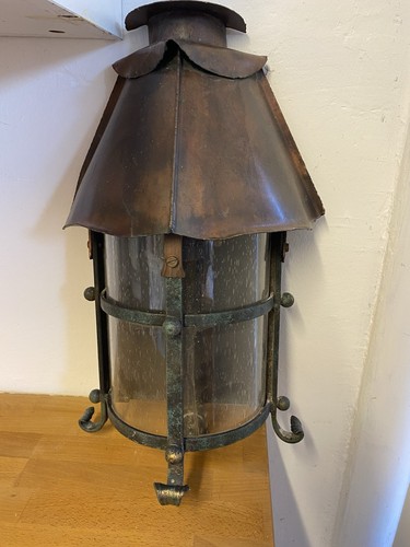 Wandlampe hoflampe unikat - wandlampe,
