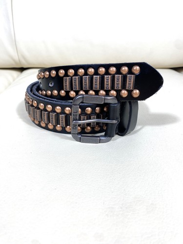 Diesel leder gürtel - gürtel, schwarz