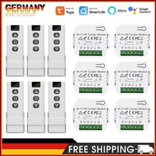 433mhz WiFi Funk Rolladensteuerung Nachrüstset Vorhang Schalter+RF Fernbedienung