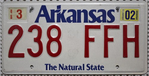 Arkansas nummernschild usa - nummernschild,