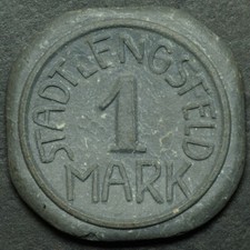 NOTGELD: 1 Mark, Porzellan /