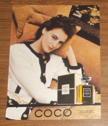 Seltene werbung vintage - vintage, chanel