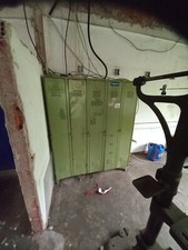 Spind Umkleideschrank Metallschrank Industrie Metallspind vintage