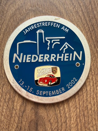 Porsche badge plakette 356 - badge,
