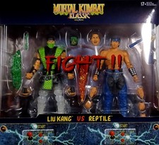 MORTAL KOMBAT Klassic -  Liu Kang vs. Reptile - McFarlane Toys - 7" / 18 cm