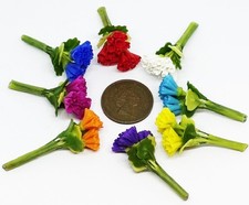 Puppenhaus Geranie Blumen 3er