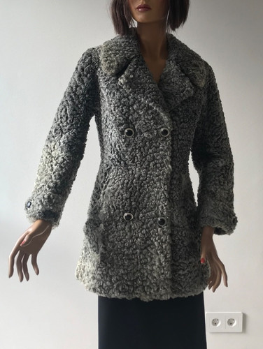 Persianer pelzjacke grau - grau, in