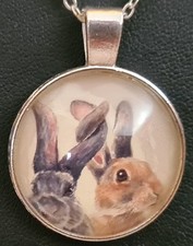 Schmuck Set Oster Hasen Modeschmuck nickelfrei Edelstahl Informationen = TEXT!!