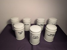 Alte apothekengefäße dose - 7x,