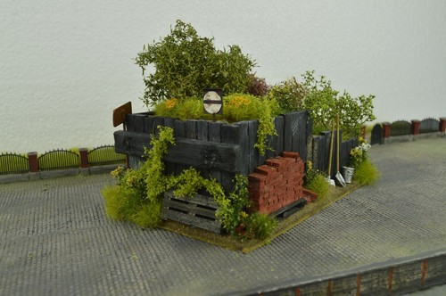 Diorama prellbock spur - -,