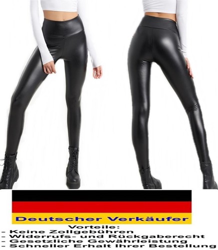 Sexy damen leder optik - damen,