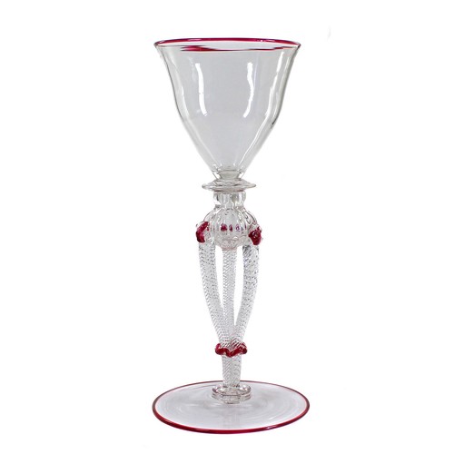 Stängelglas aus farblosem