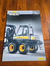 PONSSE Wisent Rücke Forsttraktor Traktor Schlepper Programm Prospekt Brochure d