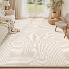 Kurzflor Teppich Wohnzimmer 3D