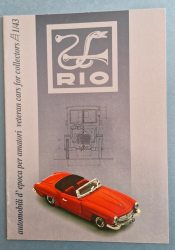 Rio katalog 1993 modellautos - katalog,
