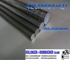 Stahl 1.7225 1.7227 blank vergütet Vergütungsstahl 42CrMo4 42CrMoS4 rund Ø 30 mm