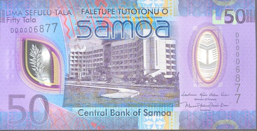 Samoa banknote sam tala - 50, sam.tala