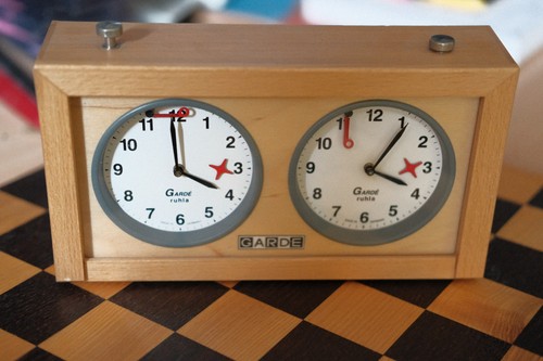 Ruhla gardé schachuhr chess - ruhla,