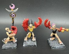 Daemonette Command Group - Chaos Daemons - Warhammer Metall OOP 90s