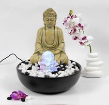 Hochwertiger Zimmerbrunnen im Buddha -Stil und LED Beleuchtung LR2811C B Ware