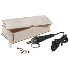 Brandmalkolben in Holzbox