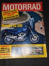 Motorrad Heft 1, 1982, Yamaha XZ 550, Honda CX 500, BMW R 65 LS, Husqvarna 430CR