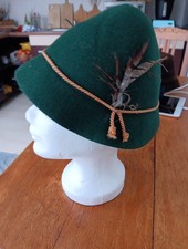   Tirolerhut, Junge,  dunkelgrünen Filz,  Handarbeit