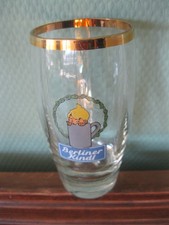 Berliner Kindl Bier Brauerei Berlin altes Bierglas 0,25l