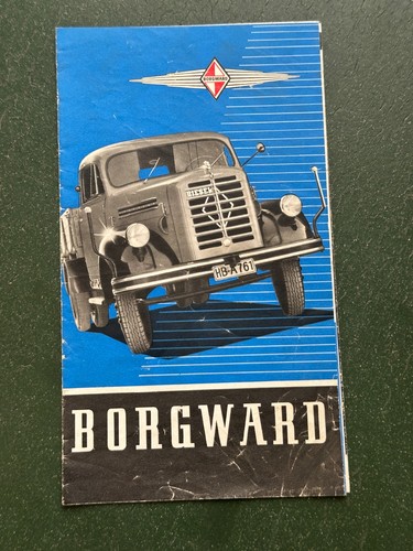 Altes prospekt borgward diesel - prospekt,