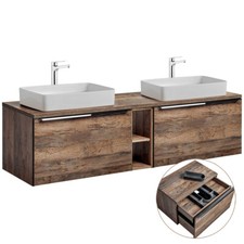 Doppelwaschtisch-Unterschrank