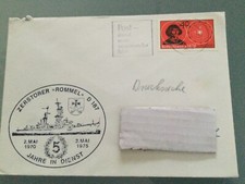 Marine Schiffspost Zerstörer „ROMMEL“ D 187 - 5 Jahre im Dienst ??2.5.1975