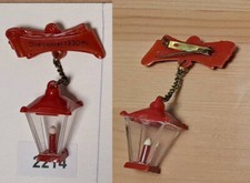 Dreisessel, Laterne, Reise Andenken Souvenir Brosche 1950er Plastik 2214