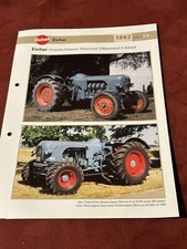 Eicher Traktor Dieselschlepper Mammut  2 Allrad 1962 Weltbild Prospekt