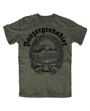 Panzergrenadier premium T-Shirt oliv PzGrenBtl Bundeswehr BW fremdenlegion waffe