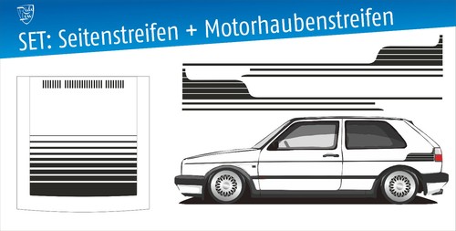 Seitenstreifen - |, +