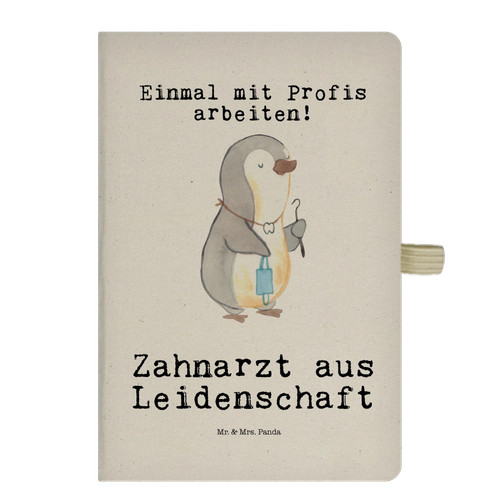 Baumwoll notizbuch zahnarzt - baumwoll,