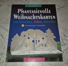 Phantasievolle Weihnachtskarten Bastelbuch mit Schnittvorlagen DIY-Ideen Advent