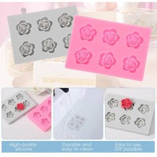 Silikon für Form Rose für