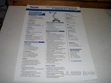GENIE Z-45/25RT & Z-45/25J RT TELE-ARBEITSBÜHNE 2 SEITEN PROSPEKT/BROSCHÜRE RAR