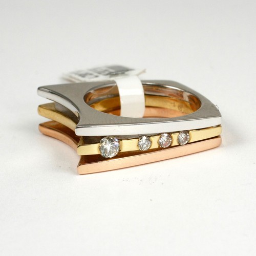 Ring 585 rotgold gelbgold - 585,