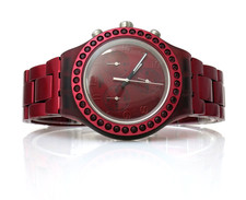 RUBY BRILLANCE - Swatch Diaphane Chrono - SVCR1000AG - NEU